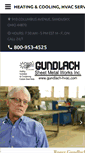 Mobile Screenshot of gundlachsheetmetal.com